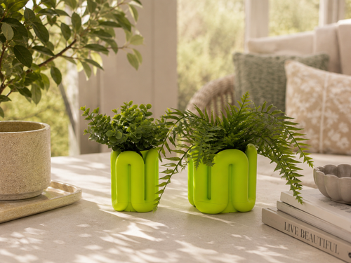 Aesthetic Planter with Drip Tray - Wibble