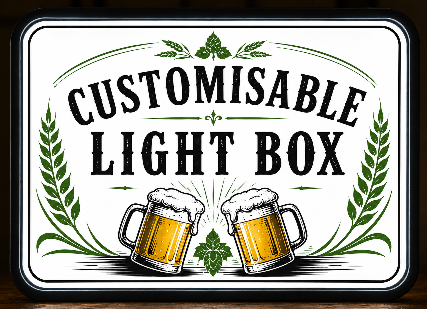 Personalised Light Box - Made to Order