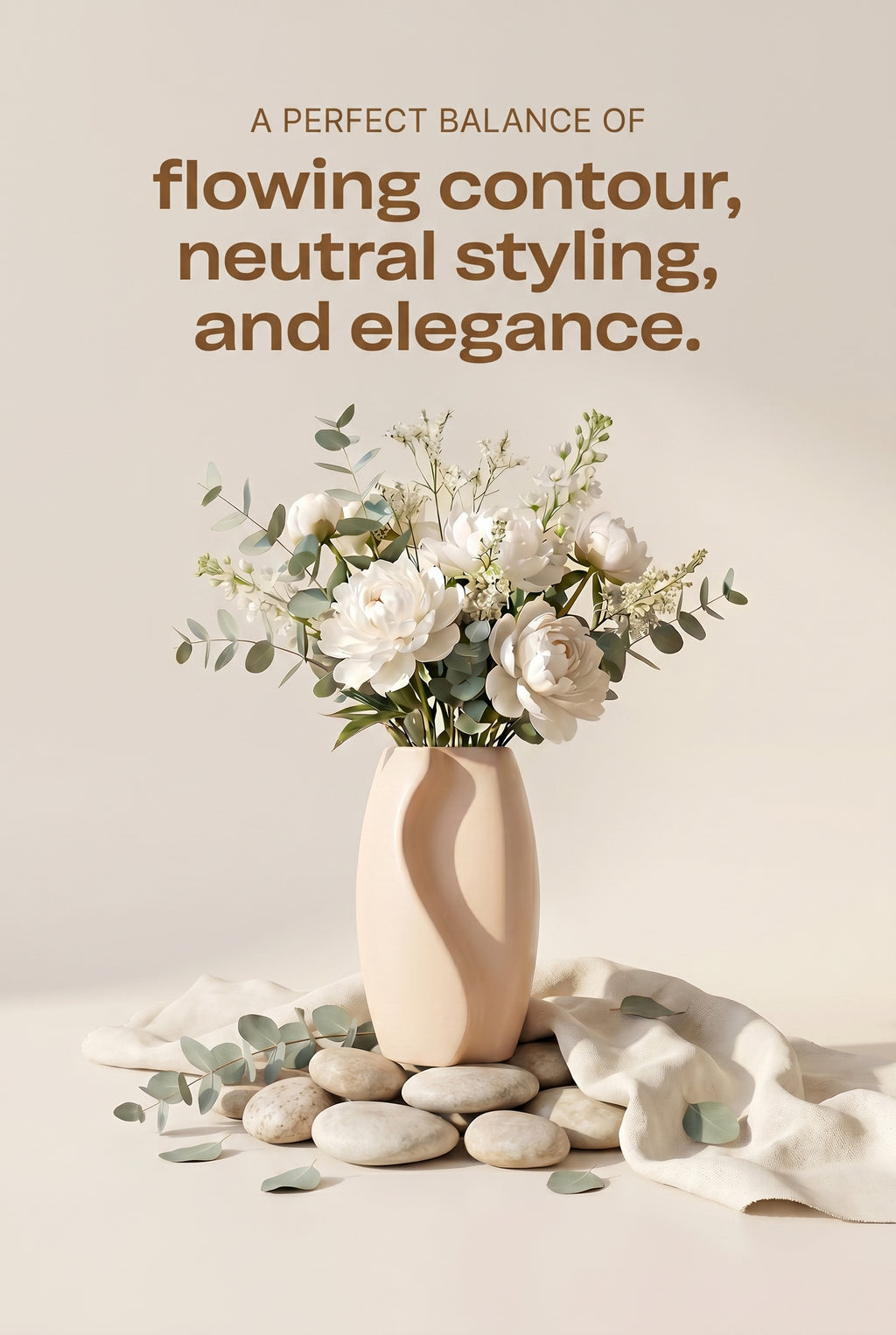 Elegant Wave Vase