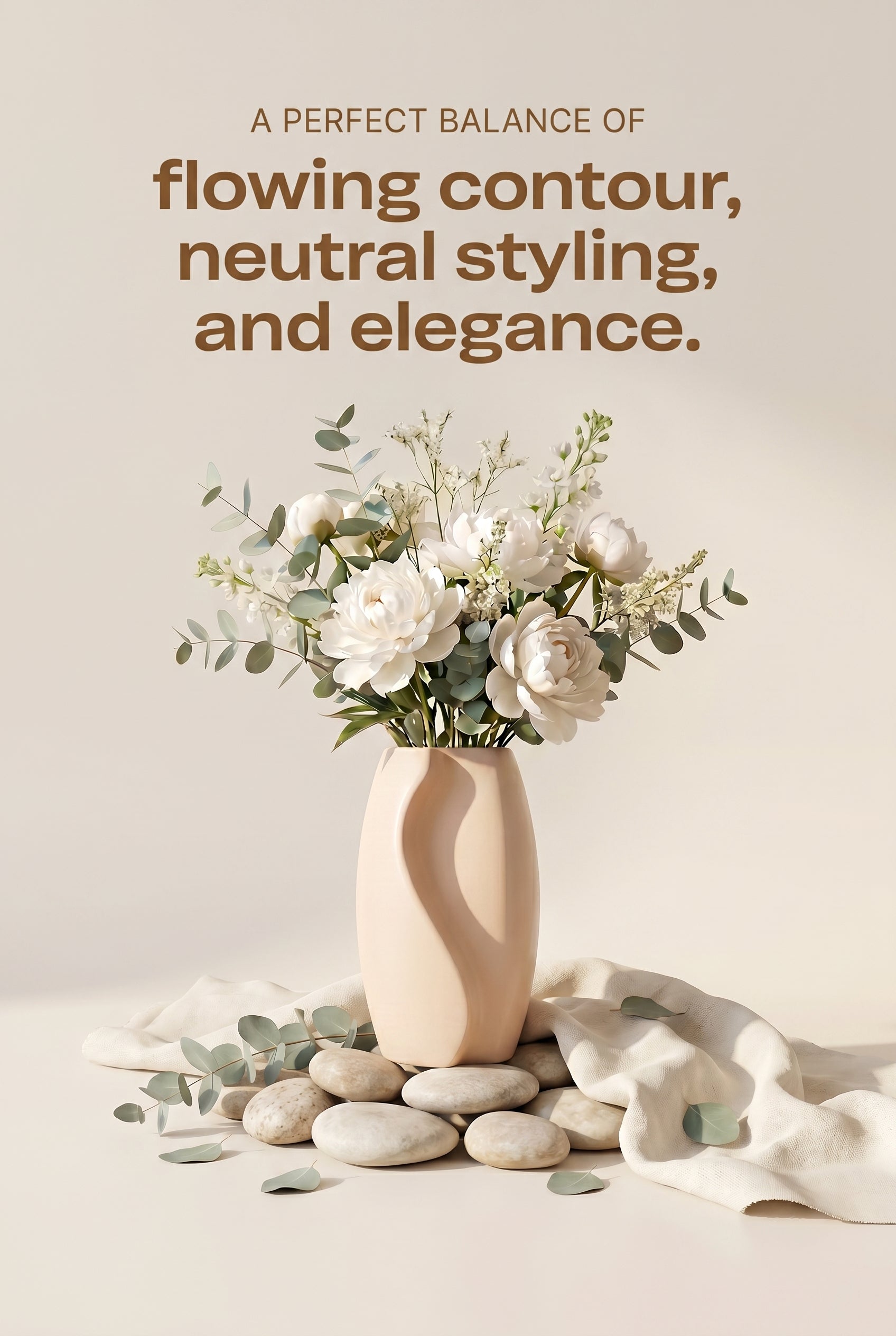 Elegant Wave Vase