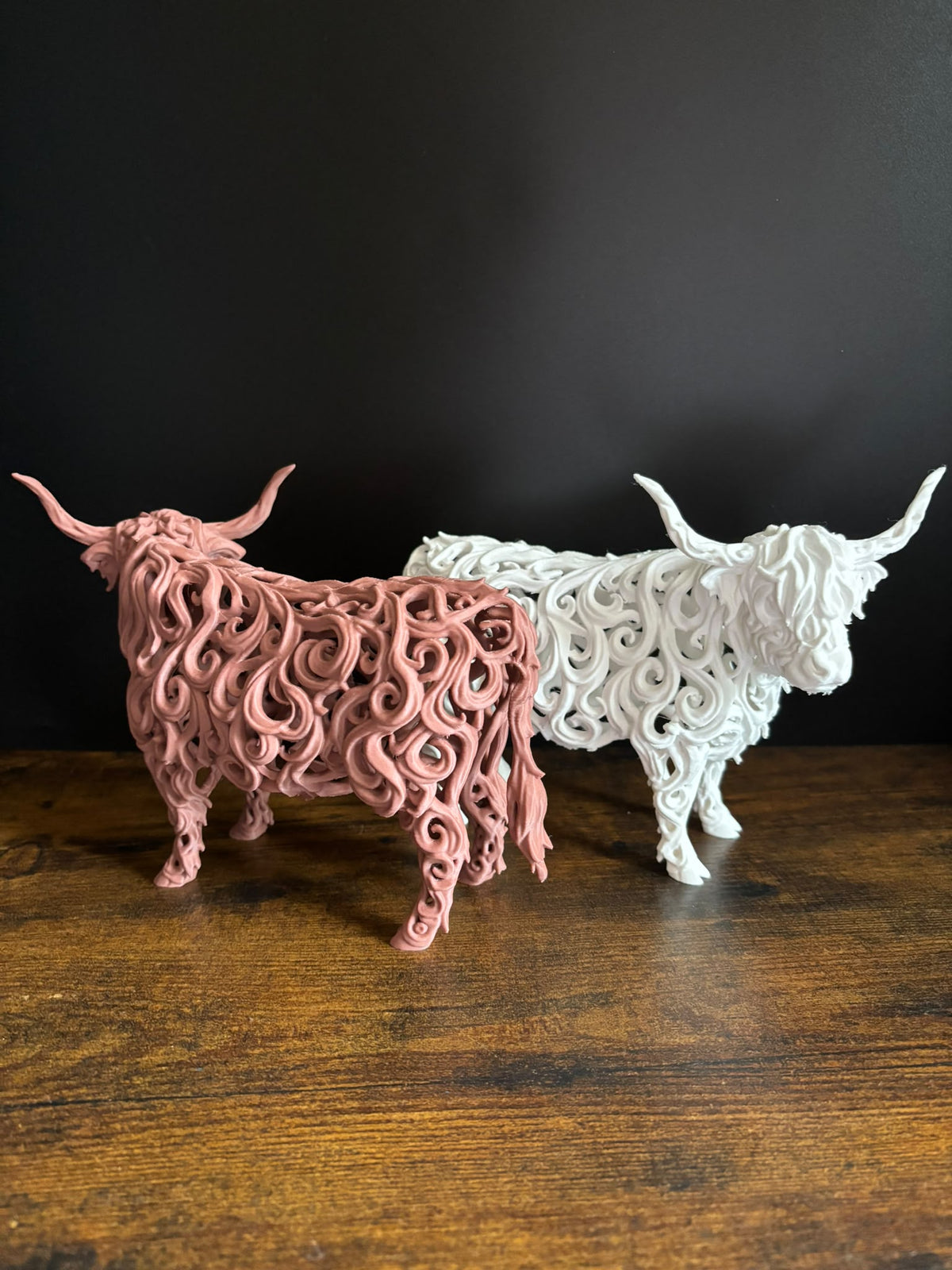 Highland Cow – Voronoi Sculpture