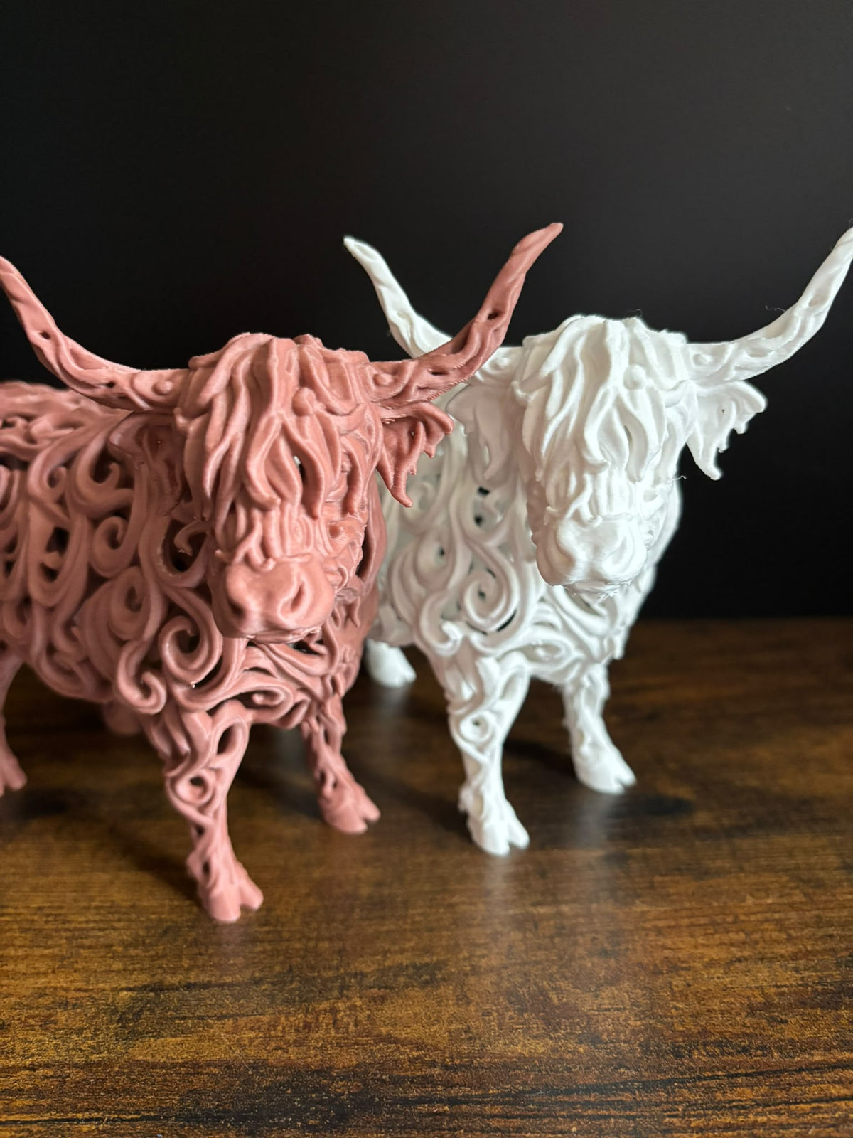 Highland Cow – Voronoi Sculpture