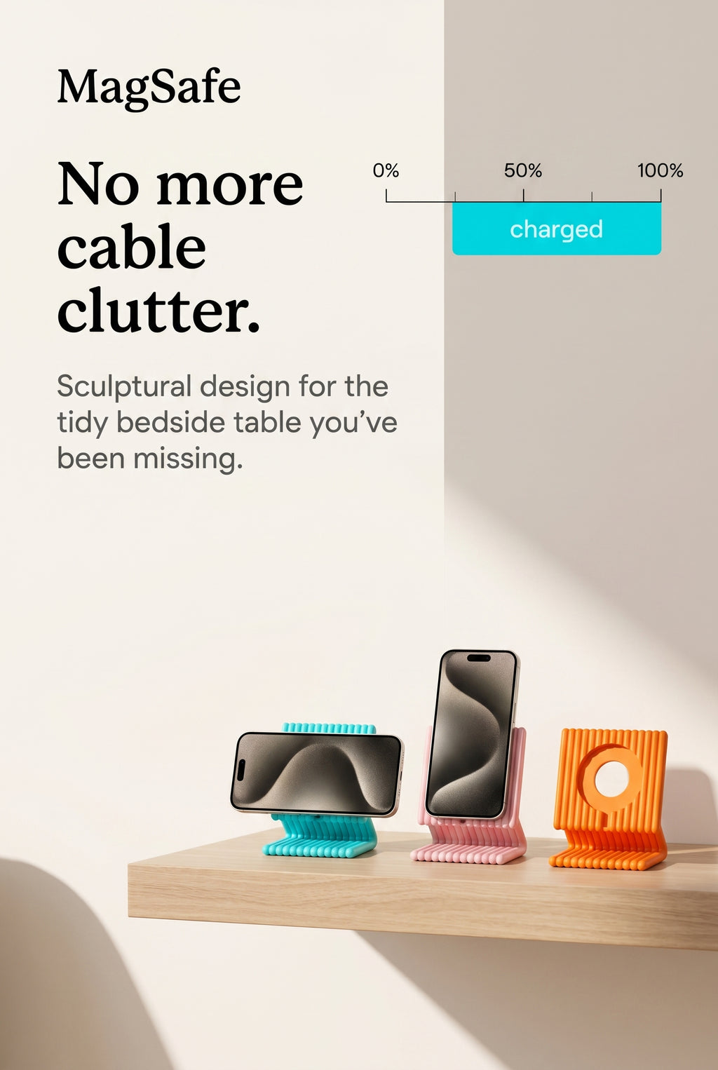 Minimal iPhone MagSafe Charging Dock