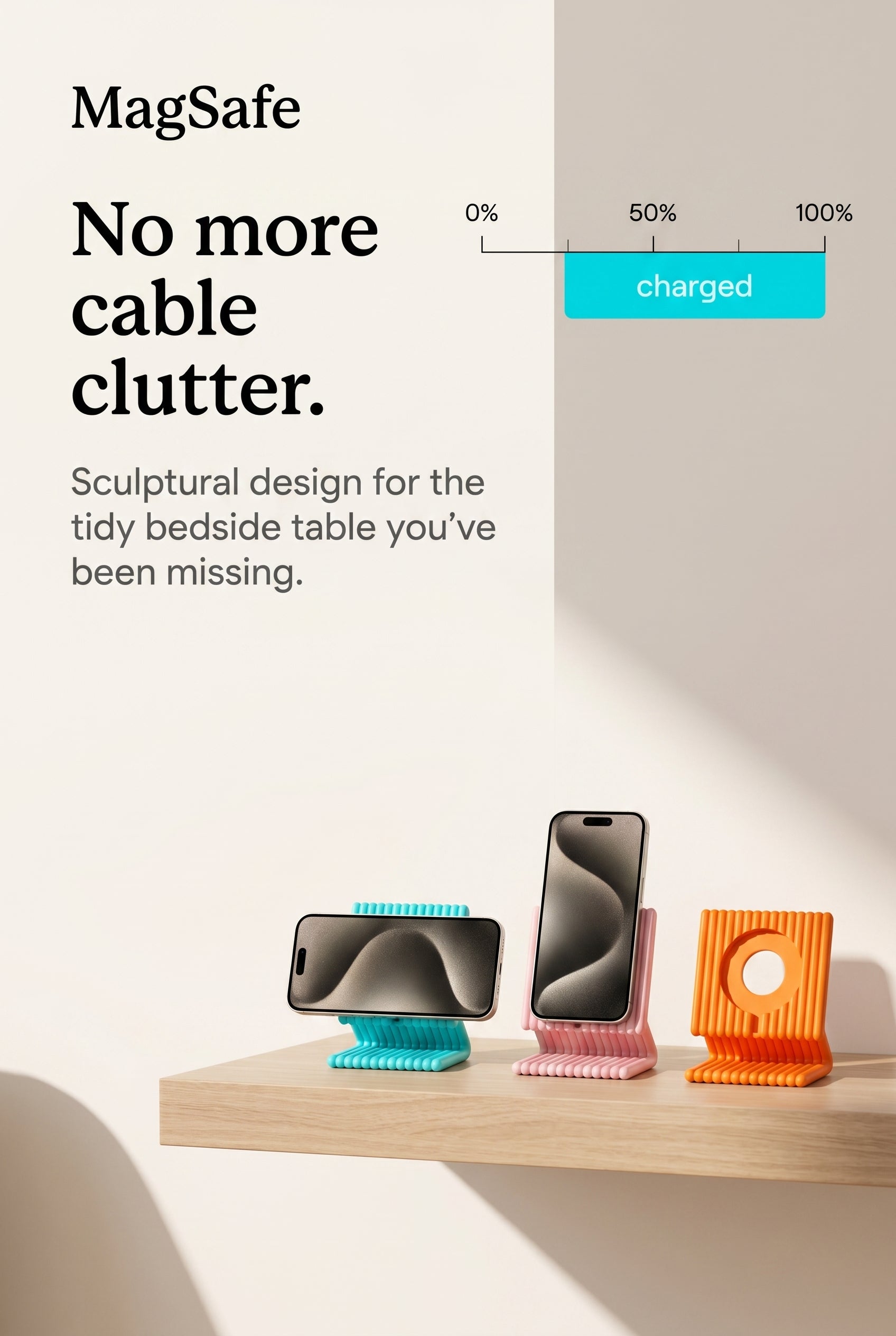 Minimal iPhone MagSafe Charging Dock