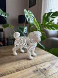 Pug – Voronoi Animal Sculpture